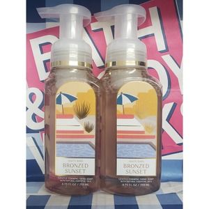 BBW Bronzed Sunset Gentle Foaming Hand Soap 2 Pack
